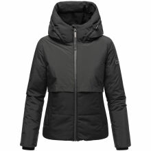 Navahoo Liebesküken XIV Damen Winterjacke Schwarz Größe M - Gr. 38