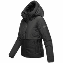 Navahoo Liebesküken XIV Damen Winterjacke Schwarz Größe M - Gr. 38
