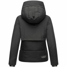 Navahoo Liebesküken XIV Damen Winterjacke Schwarz Größe M - Gr. 38