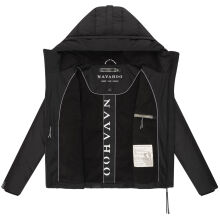 Navahoo Liebesküken XIV Damen Winterjacke Schwarz Größe M - Gr. 38