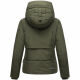 Navahoo Liebesküken XIV Damen Winterjacke Dark Olive Größe XS - Gr. 34