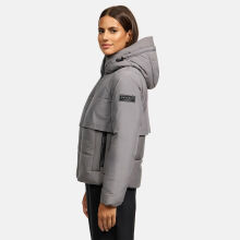 Navahoo Liebesküken XIV Damen Winterjacke Grey Größe XS - Gr. 34