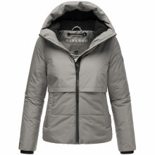 Navahoo Liebesküken XIV Damen Winterjacke Grey Größe XS - Gr. 34