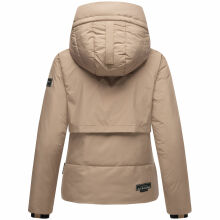 Navahoo Liebesküken XIV Damen Winterjacke Taupe Grey Größe M - Gr. 38