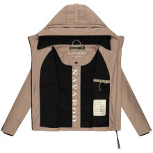 Navahoo Liebesküken XIV Damen Winterjacke Taupe Grey Größe M - Gr. 38