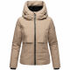 Navahoo Liebesküken XIV Damen Winterjacke Taupe Grey Größe M - Gr. 38