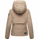 Navahoo Liebesküken XIV Damen Winterjacke Taupe Grey Größe M - Gr. 38