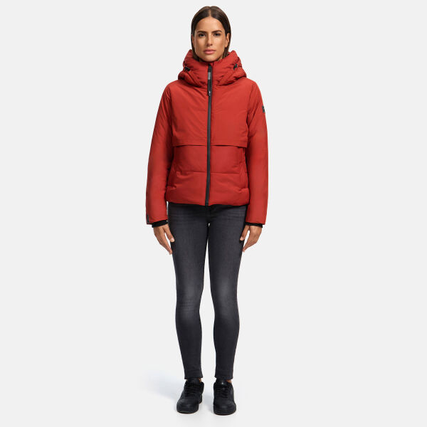 Navahoo Liebesküken XIV Damen Winterjacke Terracotta Größe XS - Gr. 34