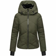 Marikoo Simaraa XVI Damen Winterjacke Dark Olive Gr&ouml;&szlig;e M - Gr. 38