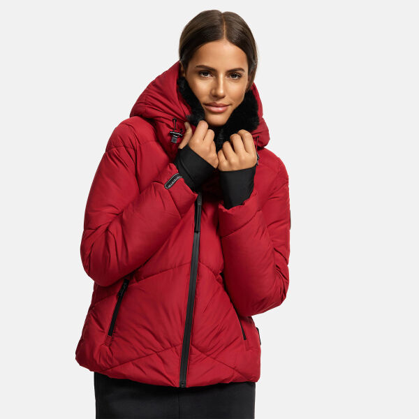 Marikoo Simaraa XVI Damen Winterjacke Dark Red Größe XS - Gr. 34