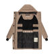 Marikoo Kaituu XVI Damen Winterjacke Taupe Grey Größe XS - Gr. 34