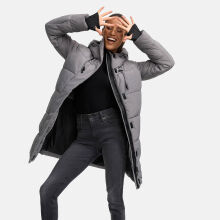 Marikoo Kaituu XVI Damen Winterjacke Grey Gr&ouml;&szlig;e XS - Gr. 34
