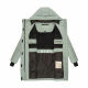 Marikoo Kaituu XVI Damen Winterjacke Smokey Mint Größe XXXXXL - Gr. 50