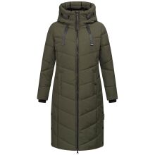 Navahoo Schmatzibaer XIV Damen Winterjacke Olive Größe L - Gr. 40