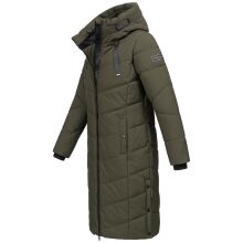 Navahoo Schmatzibaer XIV Damen Winterjacke Olive Größe L - Gr. 40