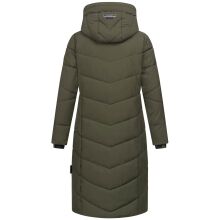 Navahoo Schmatzibaer XIV Damen Winterjacke Olive Größe L - Gr. 40