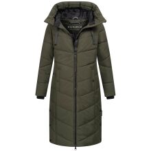 Navahoo Schmatzibaer XIV Damen Winterjacke Olive Größe XL - Gr. 42