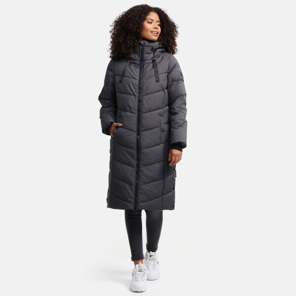 Navahoo Schmatzibaer XIV Damen Winterjacke Anthrazit Größe S - Gr. 36