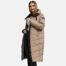 Navahoo Schmatzibaer XIV Damen Winterjacke Taupe Grey Größe XXXL - Gr. 46