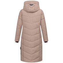 Navahoo Schmatzibaer XIV Damen Winterjacke Taupe Grey Größe XXXL - Gr. 46