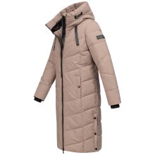 Navahoo Schmatzibaer XIV Damen Winterjacke Taupe Grey Größe XXXL - Gr. 46