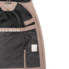 Navahoo Schmatzibaer XIV Damen Winterjacke Taupe Grey Größe XXXL - Gr. 46