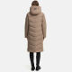Navahoo Schmatzibaer XIV Damen Winterjacke Taupe Grey Größe XXXL - Gr. 46