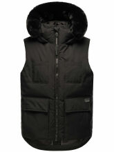 Navahoo Zimthaeschen Damen Winterweste Schwarz-Größe XL - Gr. 42