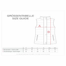 Navahoo Zimthaeschen Damen Winterweste Schwarz-Größe XL - Gr. 42