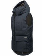 Navahoo Zimthaeschen Damen Winterweste Navy-Gr&ouml;&szlig;e M - Gr. 38