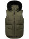 Navahoo Zimthaeschen Damen Winterweste Dark Olive-Größe S - Gr. 36
