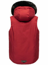 Navahoo Zimthaeschen Damen Winterweste Dark Red-Größe S - Gr. 36
