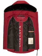 Navahoo Zimthaeschen Damen Winterweste Dark Red-Größe S - Gr. 36