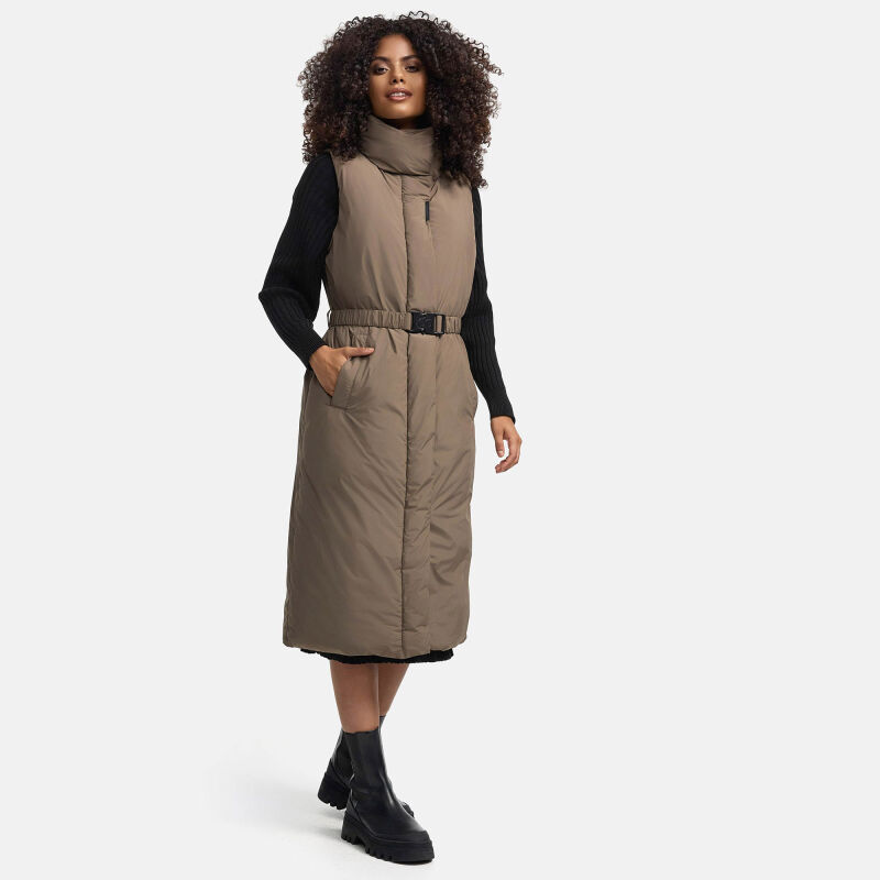Navahoo Abendlied Damen Winterjacke Stone Brown
