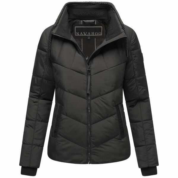 Navahoo Liebesfee Damen Winterjacke Schwarz Größe M - Gr. 38