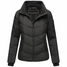 Navahoo Liebesfee Damen Winterjacke Schwarz Größe M - Gr. 38