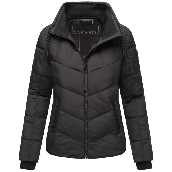 Navahoo Liebesfee Damen Winterjacke Schwarz Größe L - Gr. 40