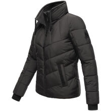 Navahoo Liebesfee Damen Winterjacke Schwarz Größe XXL - Gr. 44