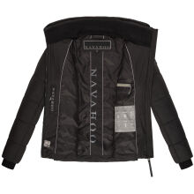 Navahoo Liebesfee Damen Winterjacke Schwarz Größe XXL - Gr. 44
