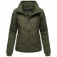 Navahoo Liebesfee Damen Winterjacke Dark Olive Größe XS - Gr. 34