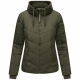Navahoo Liebesfee Damen Winterjacke Dark Olive Größe XS - Gr. 34
