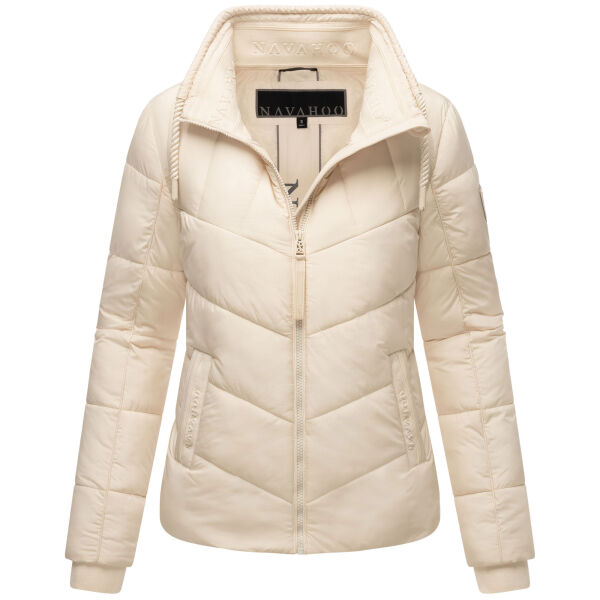 Navahoo Liebesfee Damen Winterjacke Cream Größe XS - Gr. 34