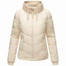 Navahoo Liebesfee Damen Winterjacke Cream Größe XS - Gr. 34