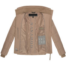 Navahoo Liebesfee Damen Winterjacke Taupe Grey Größe XS - Gr. 34