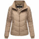Navahoo Liebesfee Damen Winterjacke Taupe Grey Größe XS - Gr. 34