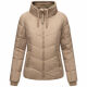 Navahoo Liebesfee Damen Winterjacke Taupe Grey Größe XS - Gr. 34