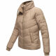 Navahoo Liebesfee Damen Winterjacke Taupe Grey Größe XS - Gr. 34