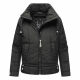 Navahoo Luftzauber Damen Winterjacke Schwarz Größe XS - Gr. 34