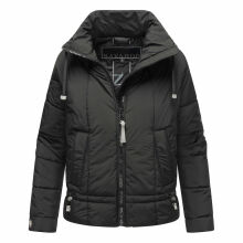 Navahoo Luftzauber Damen Winterjacke Schwarz Größe XXL - Gr. 44