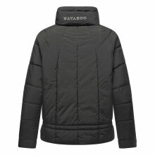 Navahoo Luftzauber Damen Winterjacke Schwarz Größe XXL - Gr. 44